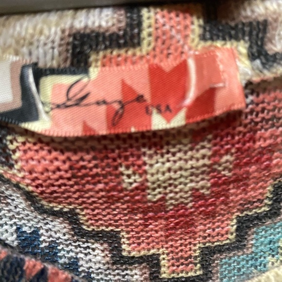 - GAZE USA ELEPHANT KNIT Top SHIRT Gray Pink SWEATER Small Animal Safari T… - Picture 2 of 7